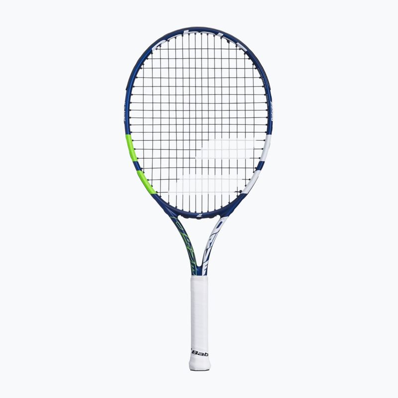 Detská tenisová raketa Babolat Drive 24 modrá/zelená/biela