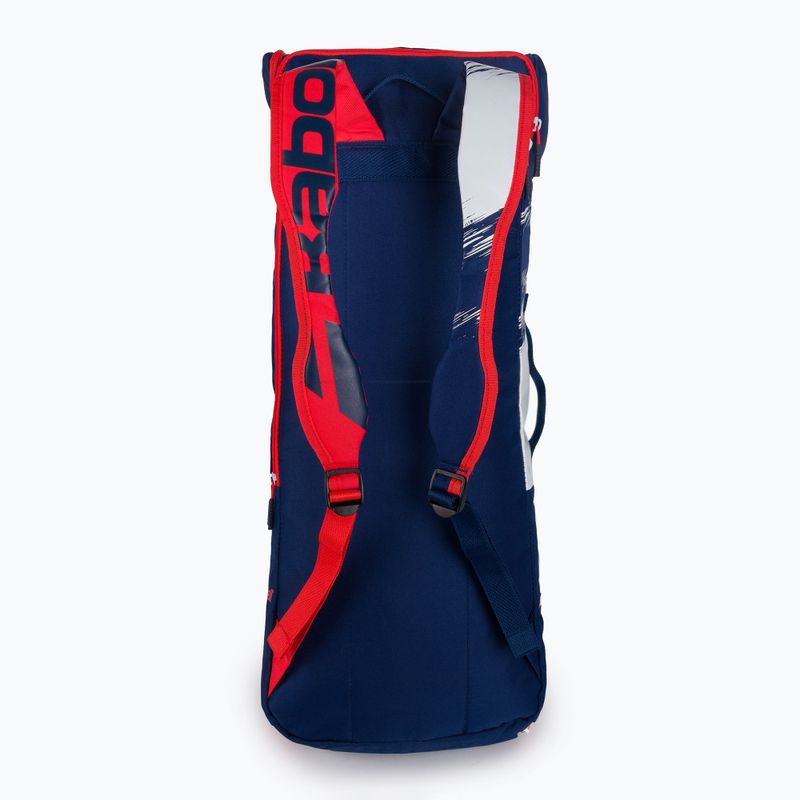 Babolat bedmintonový batoh bad.Backrack 2 modrý, biely a červený 189522 4
