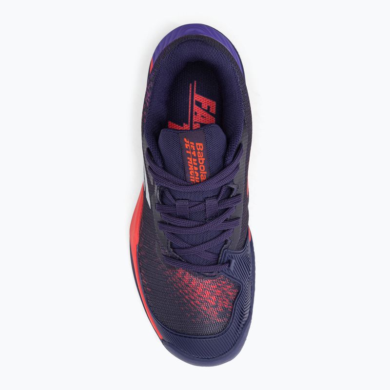 Detská tenisová obuv Babolat 22 Jet Mach 3 Clay blue ribbon 33S22730 6