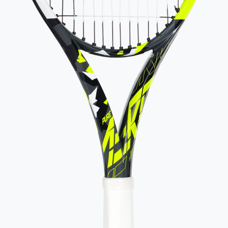 Detská tenisová raketa Babolat Pure Aero Junior 26 šedo-žltá 140465 5