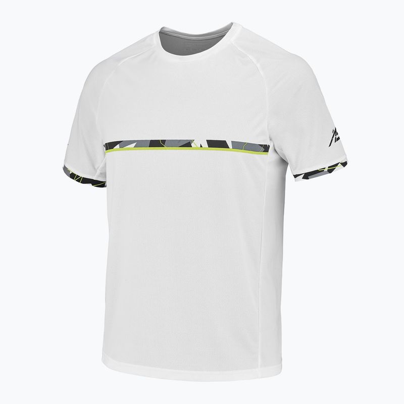 Pánske tenisové tričko Babolat Aero Crew Neck White 2MS23011Y