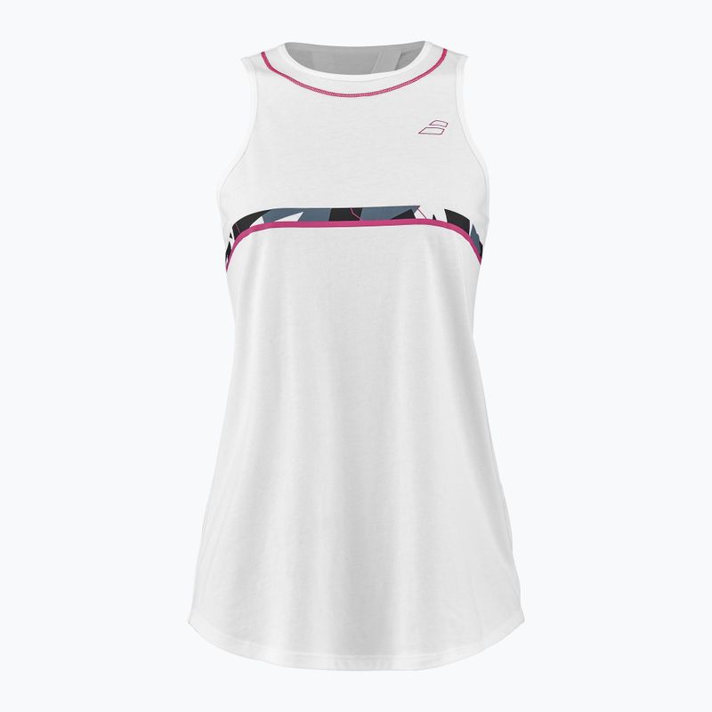 Dámske tenisové tričko Babolat Aero Cotton Tank white 4WS23072Y