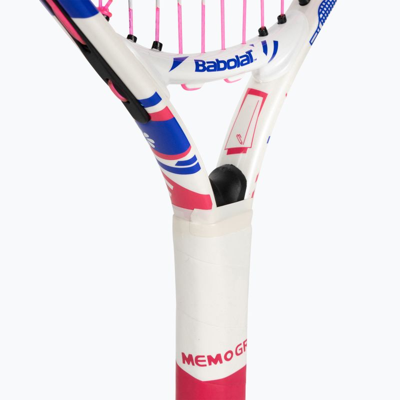 Detská tenisová raketa Babolat B Fly 17 bielo-ružová 140483 4