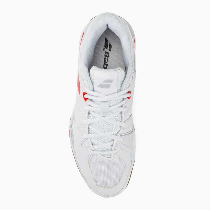 Dámska bedmintonová obuv Babolat Shadow Spirit white/lavender 5