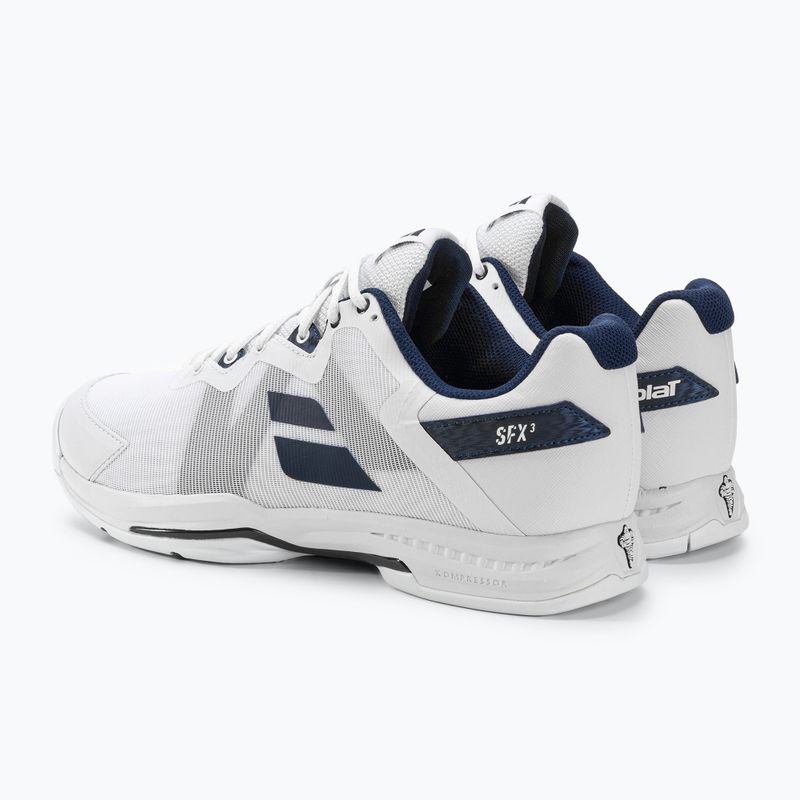 Pánska tenisová obuv Babolat SFX3 All Court white/navy 3