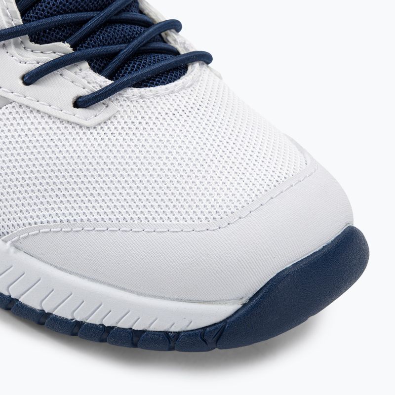 Tenisová obuv Babolat Pulsion All Court Kid white/estate blue 7