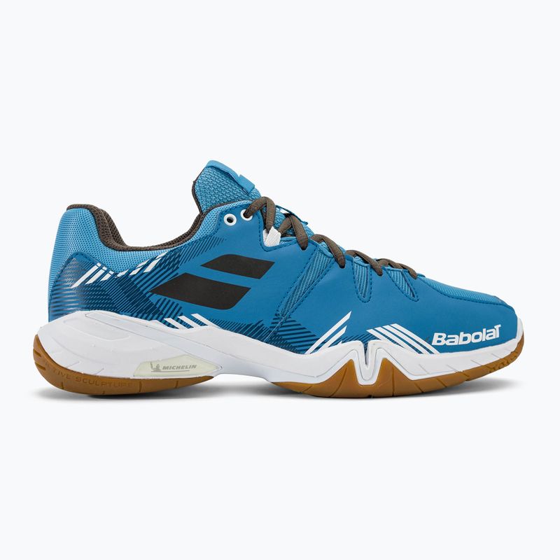 Pánska bedmintonová obuv Babolat Shadow Spirit blue/black 2