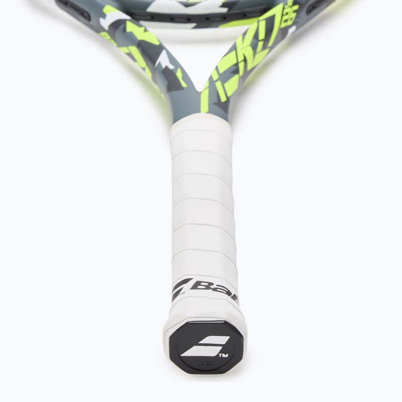Detská tenisová raketa Babolat Aero Junior 26 sivá/žltá/biela 3