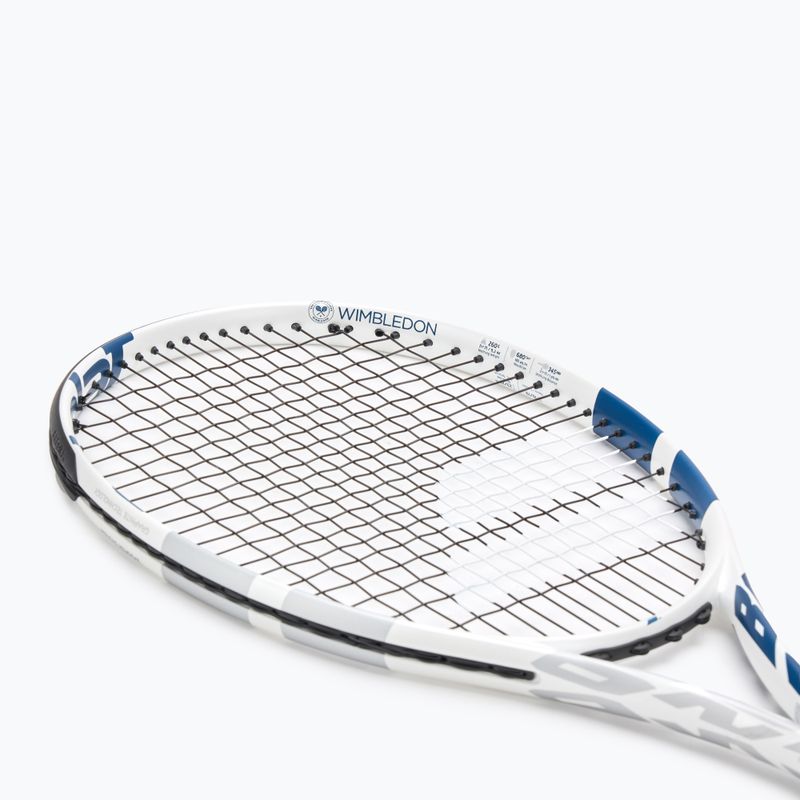 Tenisová raketa Babolat Boost Wimbledon biela/sivá/modrá 5