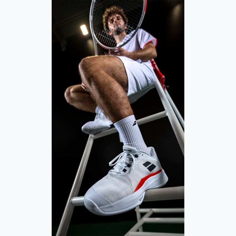 Pánska tenisová obuv Babolat Jet Tere 2 All Court white/strike red 8