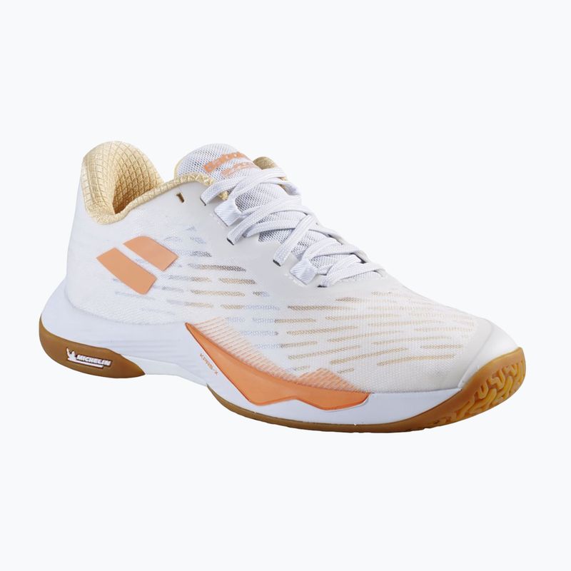 Dámska bedmintonová obuv Babolat Shadow Tour 5 W white/ yellow 8