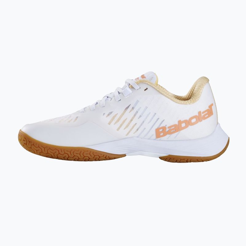 Dámska bedmintonová obuv Babolat Shadow Tour 5 W white/ yellow 10