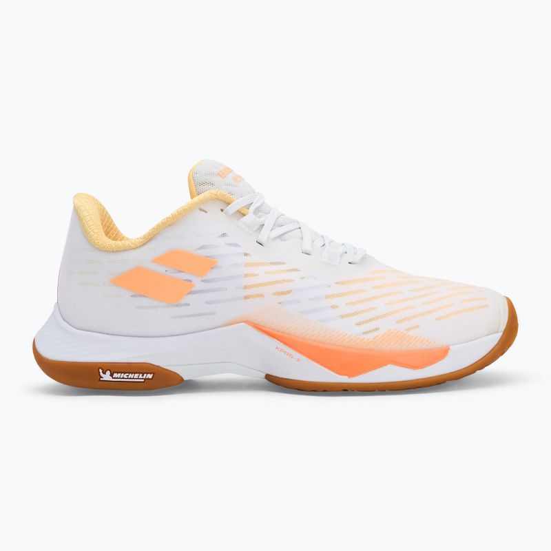 Dámska bedmintonová obuv Babolat Shadow Tour 5 W white/ yellow 2
