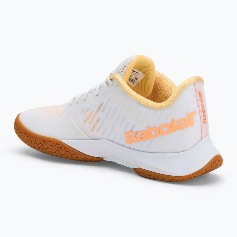 Dámska bedmintonová obuv Babolat Shadow Tour 5 W white/ yellow 3
