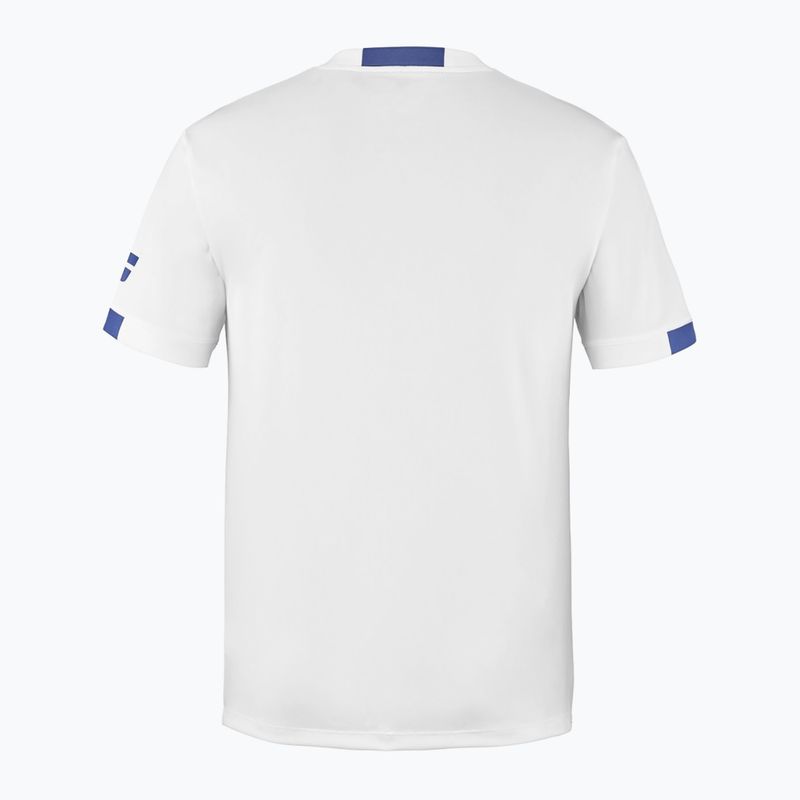 Pánske tričko Babolat Play Crew Neck white/white 2