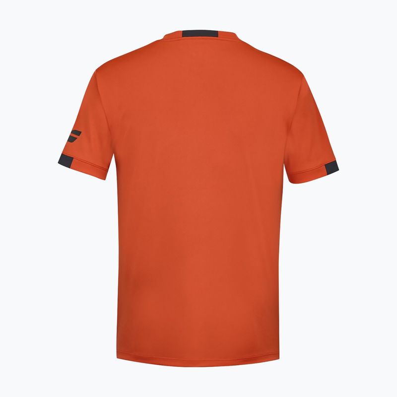 Pánske tričko Babolat Play Crew Neck fiesta red 3