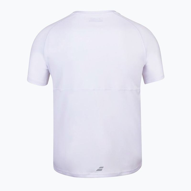 Detské tričko Babolat Play Crew Neck white/white 3
