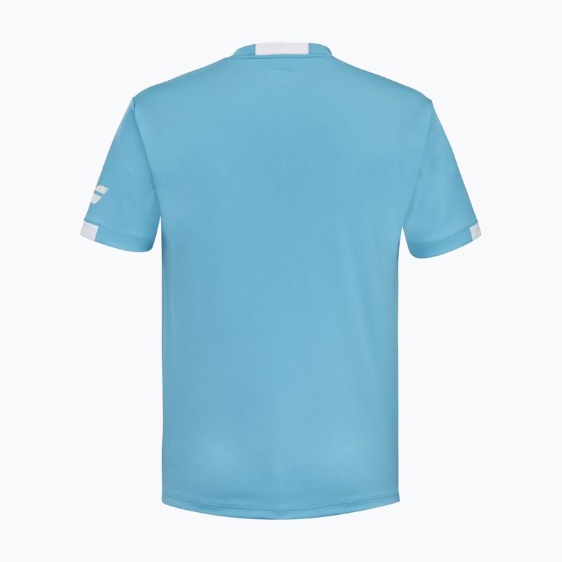 Detské tričko Babolat Play Crew Neck Jr cyan blue 2
