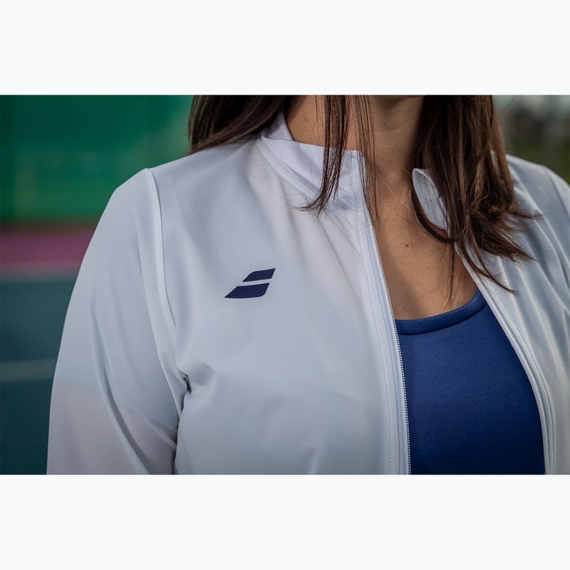 Dámska tenisová mikina Babolat Play white/white 4