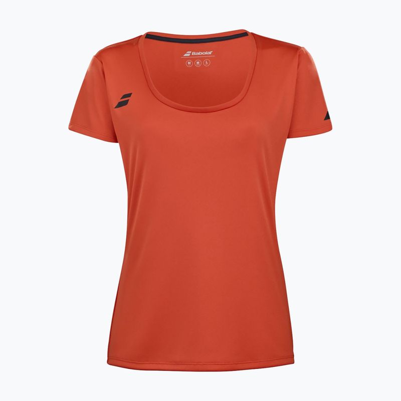Detské tričko Babolat Play Cap Sleeve Top fiesta red