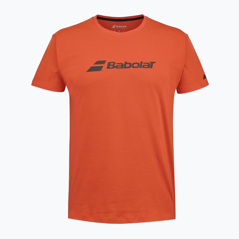 Detské tričko Babolat Exercise Babolat Jr fiesta red