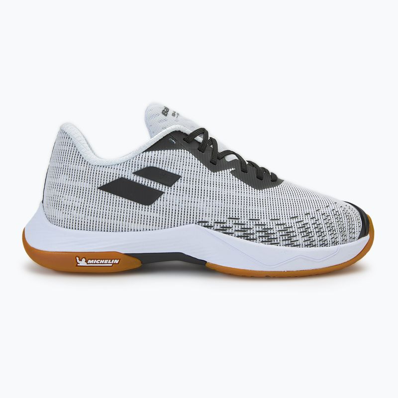 Pánska bedmintonová obuv Babolat Shadow Spirit 2 white/ black 2