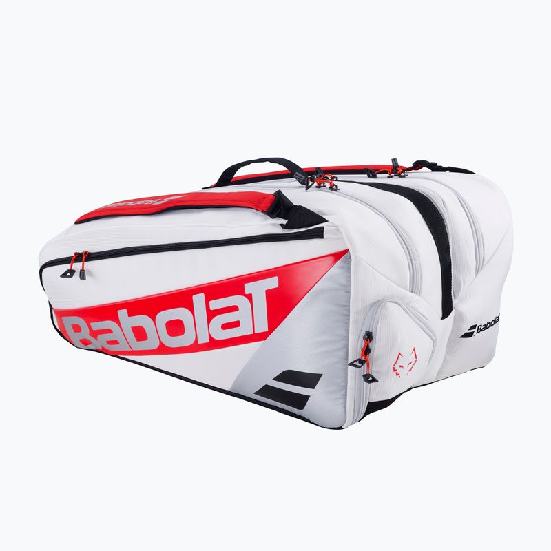 Babolat RH Pro Padel Juan Lebron 62 l white/ silver/ red padel bag