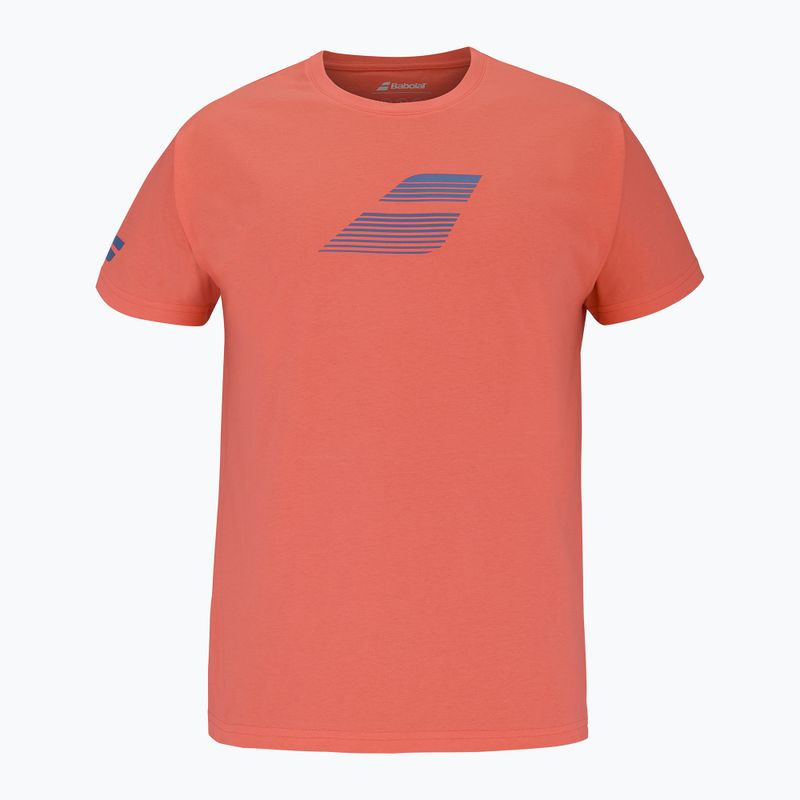 Detské tričko Babolat Exercise Cotton Jr hot coral