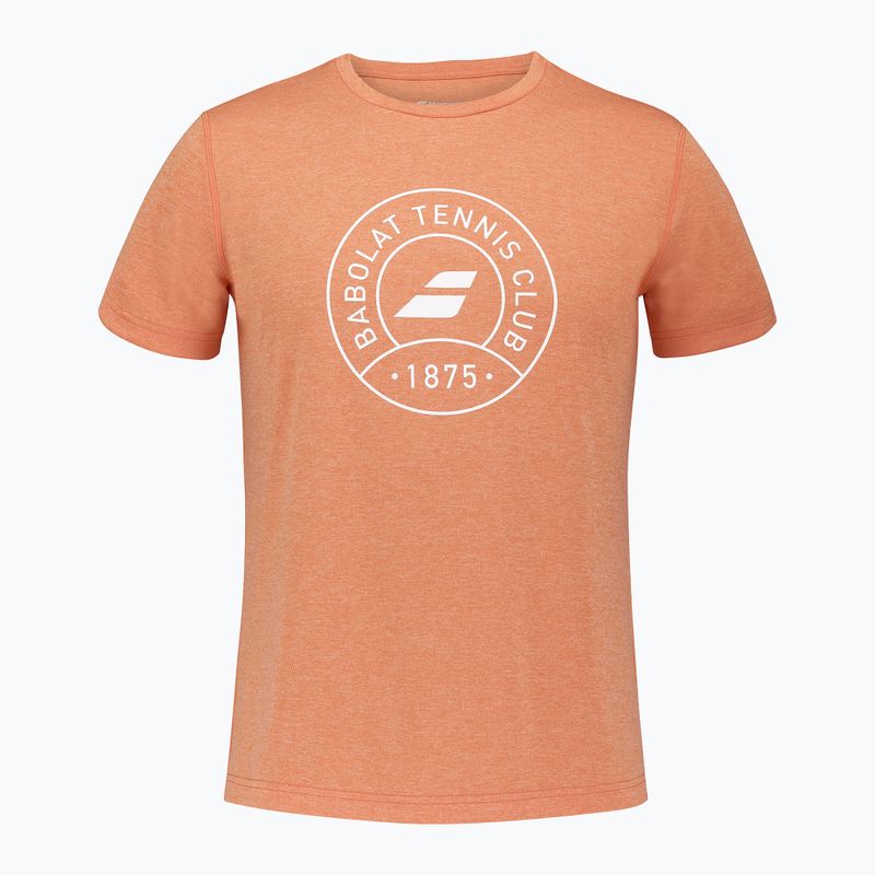 Pánske tričko Babolat Exercise Graphic vibrant orange hthr