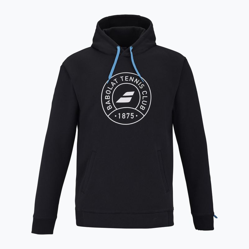 Pánska mikina Babolat Exercise Hood Sweatshirt black/black