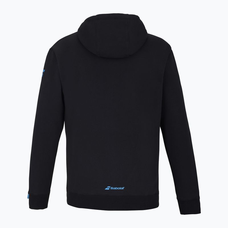 Pánska mikina Babolat Exercise Hood Sweatshirt black/black 3