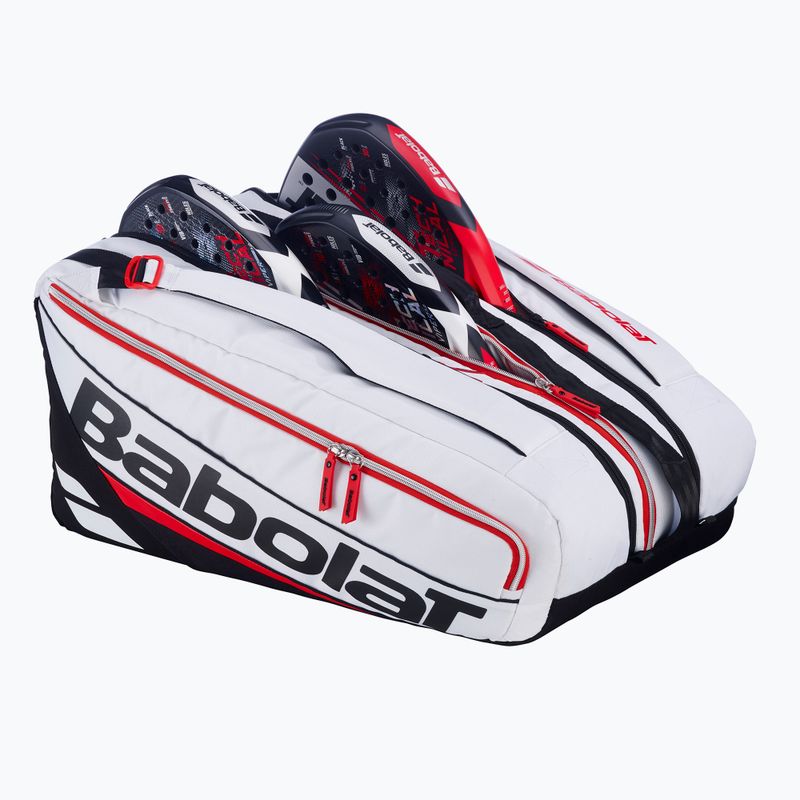 Taška na padel Babolat RH Pro Padel Technical 62 l white/black/red 6