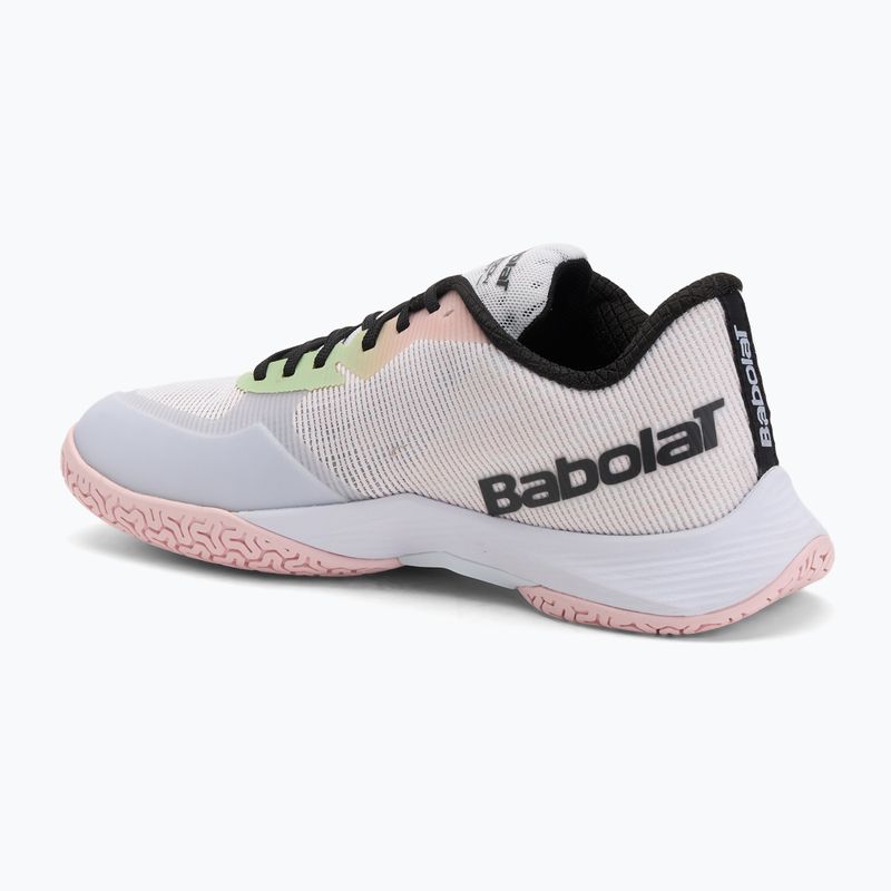 Bedmintonové topánky Babolat Shadow Spirit 2 W white/white 3