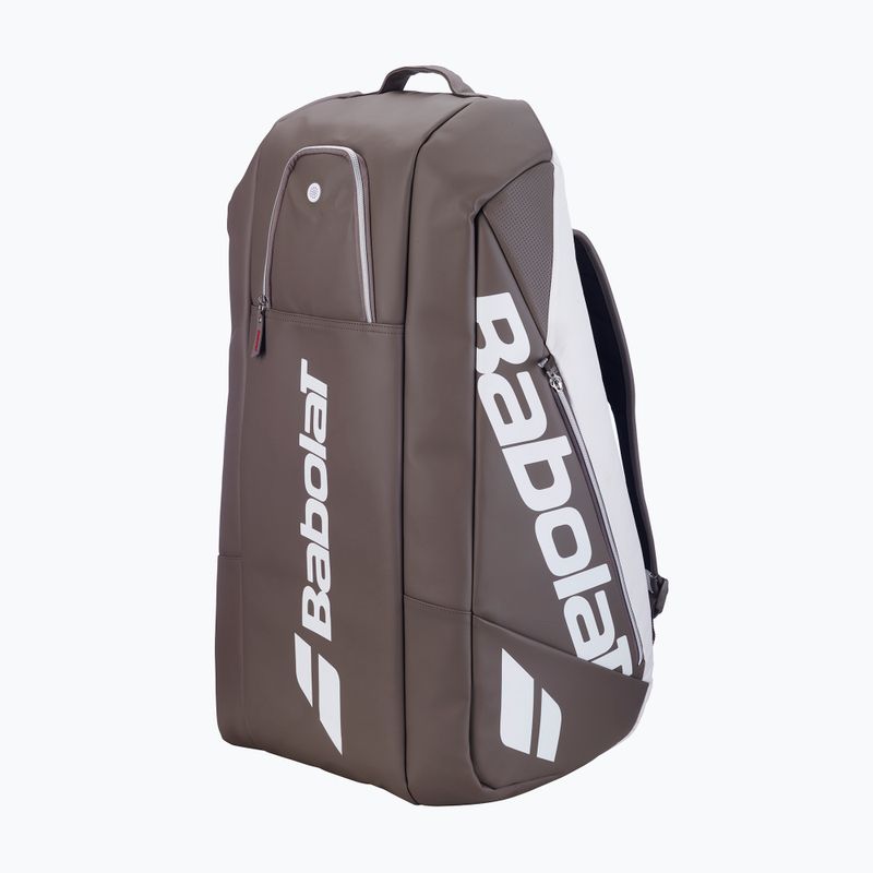 Tenisová taška Babolat RH9 Pure Wimbledon 80 l white/dark beige