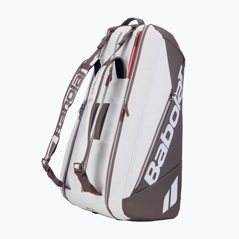 Tenisová taška Babolat RH9 Pure Wimbledon 80 l white/dark beige 2