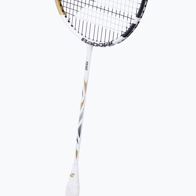 Detská bedmintonová raketa Babolat Prime white/gold 6
