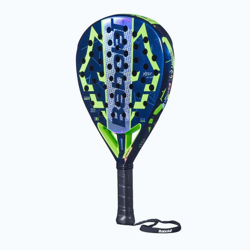 Raketa na padel Babolat Viper Juan Lebron 3.0 FW blue depths/green flash 2