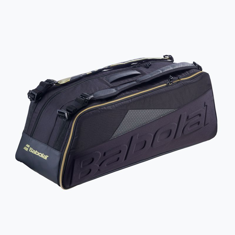 Taška na bedminton Babolat Cross Pro Bad 60 l black/gold 2