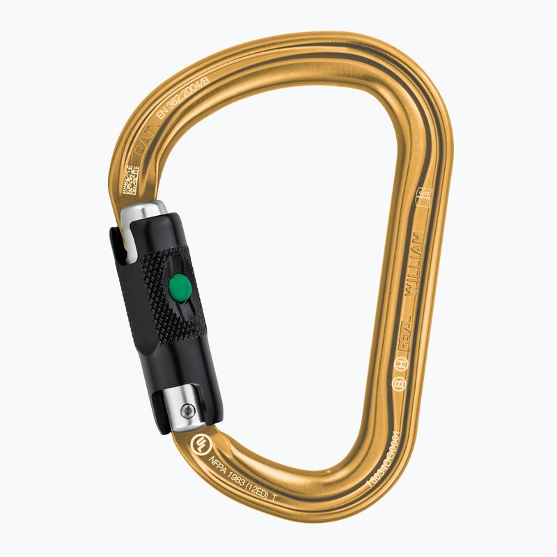 Karabínka Petzl William Ball-Lock gold