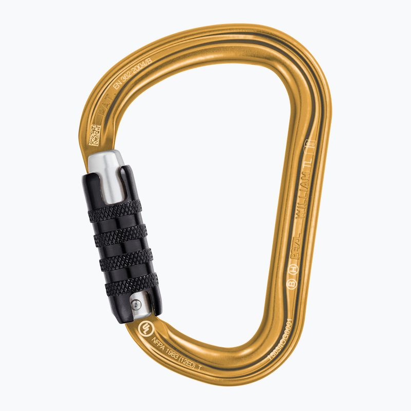 Karabínka Petzl William Ball-Lock gold 2