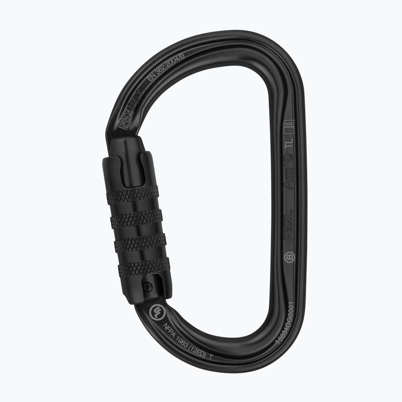 Horolezecká karabína Petzl Am'D Triact-Lock TLN čierna