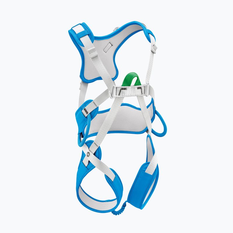 Detský lezecký úväz Petzl Gray/blue ouistiti