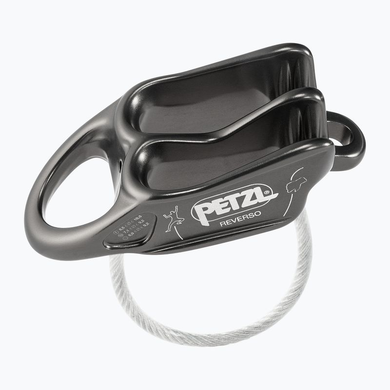 Petzl Reverso sivé istiace a lezecké zariadenie D017AA00 2