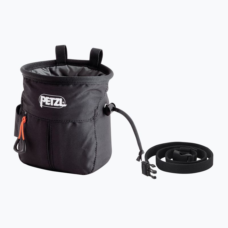 Vrecúško na magnézium Petzl Saka Poche black