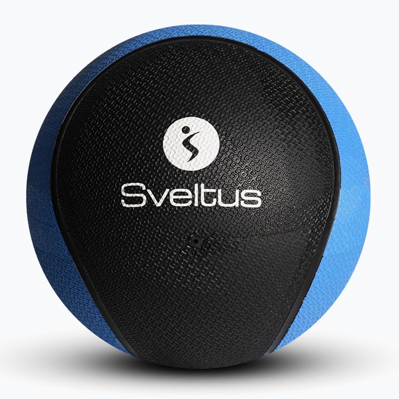 Sveltus Medicínska lopta gumová 2 kg modrá/čierna