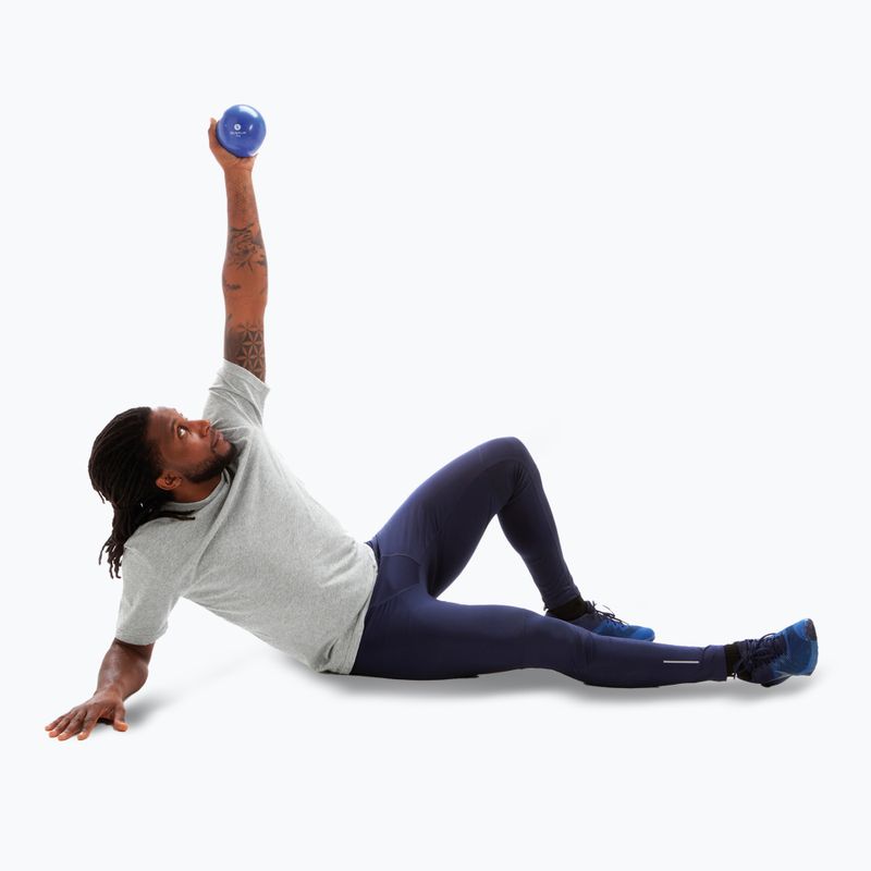 Medicínska lopta Sveltus Weighted 2 kg modrá 3