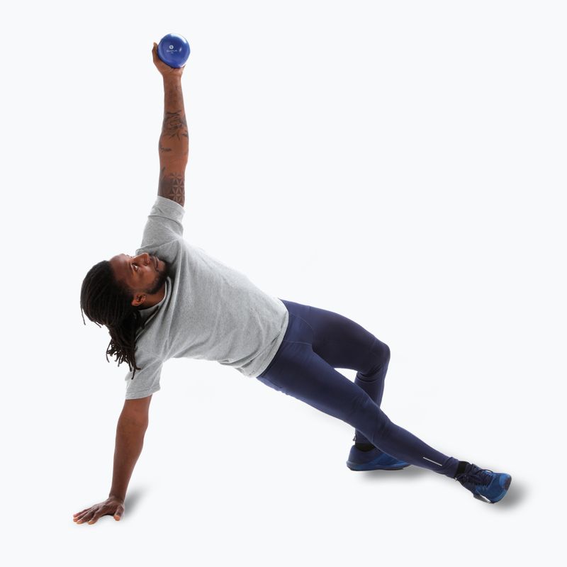 Medicínska lopta Sveltus Weighted 2 kg modrá 4