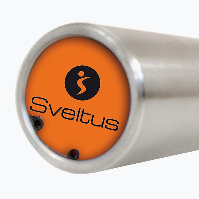 Os na závažie Sveltus Training Bar + 2 Spring Collars 175 cm chrome 6