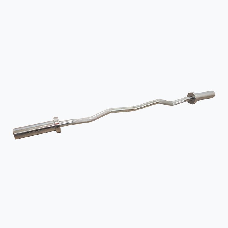 Os na závažie Sveltus Ez Curl Bar + 2 Spring Collars chrome 2