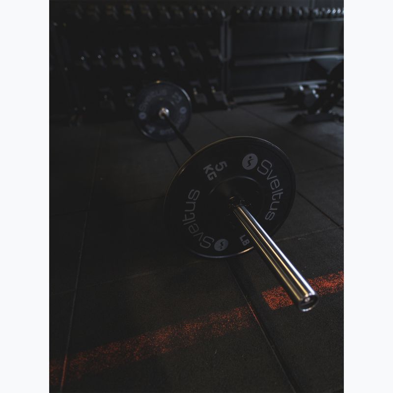 Olympijský bumper kotúč Sveltus Training Olympic Disc 5 kg black 2